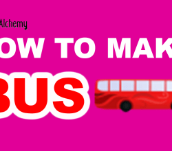 How to Make a Bus in Little Alchemy