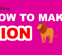 How to Make a lion in Little Alchemy