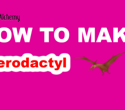 How to Make a Pterodactyl in Little Alchemy