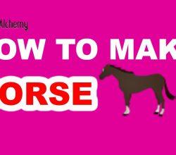 How to Make a Horse in Little Alchemy