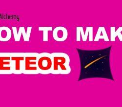 How to Make a Meteor in Little Alchemy