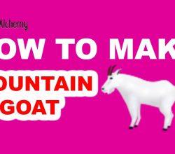 How to Make a Mountain Goat in Little Alchemy