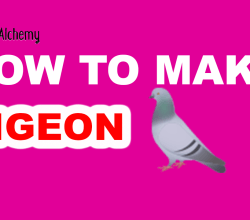 How to Make a Pigeon in Little Alchemy