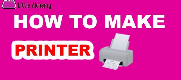 How to Make a Printer in Little Alchemy