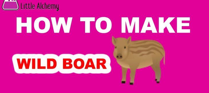 How to Make a Wild Boar in Little Alchemy
