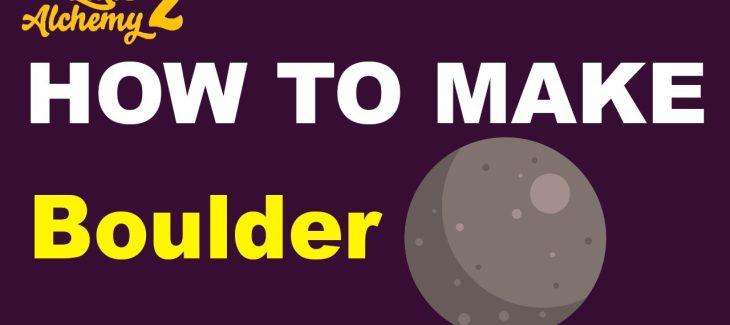 How to Make a Boulder in Little Alchemy 2