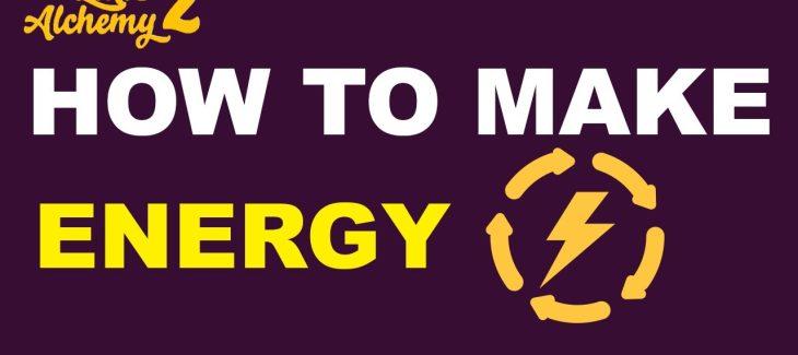 How to Make Energy in Little Alchemy 2