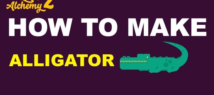 How to Make an Alligator in Little Alchemy 2