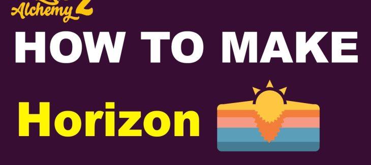 How to Make a Horizon in Little Alchemy 2