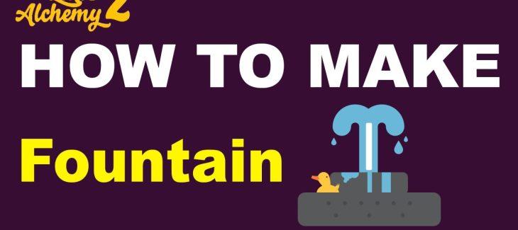 How to Make a Fountain in Little Alchemy 2
