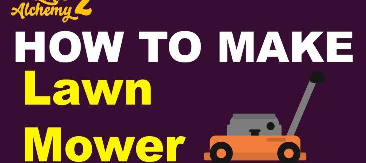 How to Make a Lawn Mower in Little Alchemy 2