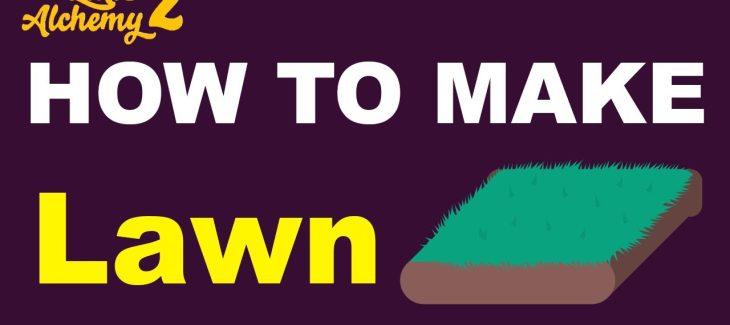 How to Make a Lawn in Little Alchemy 2