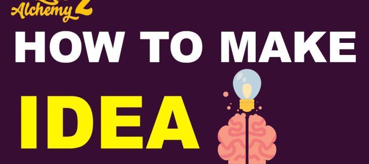How to Make an Idea in Little Alchemy 2