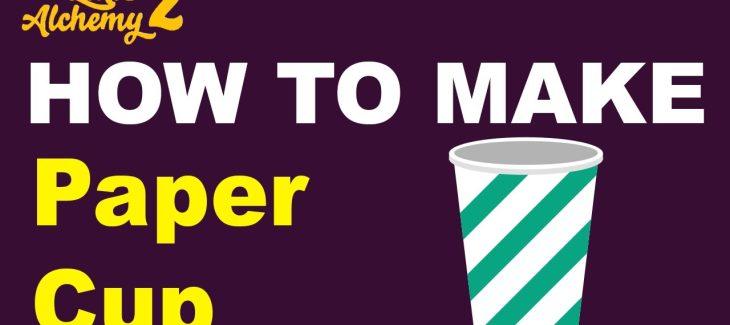 How to Make a Paper Cup in Little Alchemy 2