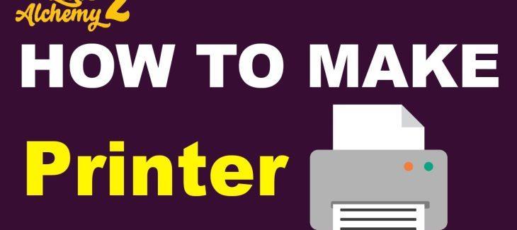 How to Make a Printer in Little Alchemy 2