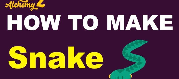 How to Make a Snake in Little Alchemy 2