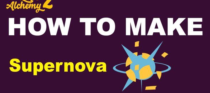 How to Make a SuperNova in Little Alchemy 2
