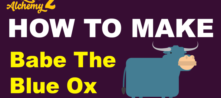 How to Make a Babe The Blue Ox in Little Alchemy 2