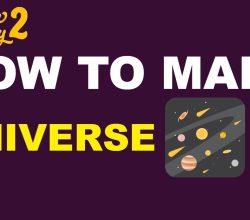 How to Make a Universe in Little Alchemy 2