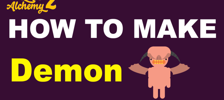 How to make a Demon in Little Alchemy 2